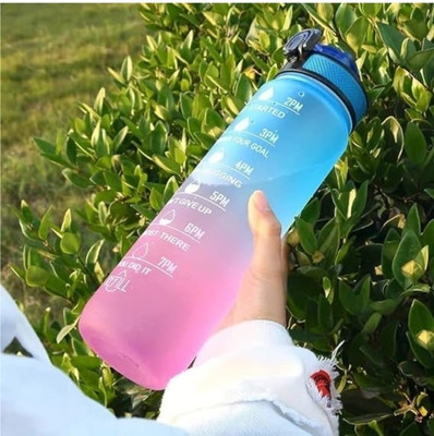 COMTOSS 1000 ml Silicone Bottle(Pack of 1, Multicolor)