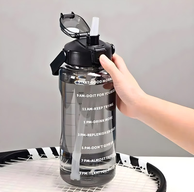 TheTaurusThreads 2000 ml Plastic Sipper(Pack of 1, Black)