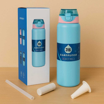 Bella n Bloom 1000 ml Stainless Steel Sipper(Pack of 1, Blue)
