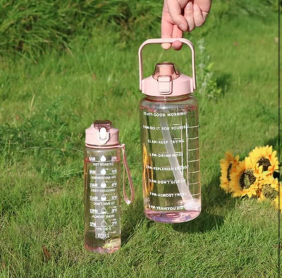 AMG HUB 2000 ml Plastic Sipper(Pack of 3, Pink)