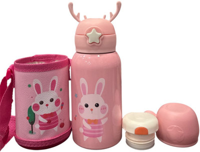 R H lifestyle 500 ml Stainless Steel Flask(Pack of 1, Pink)