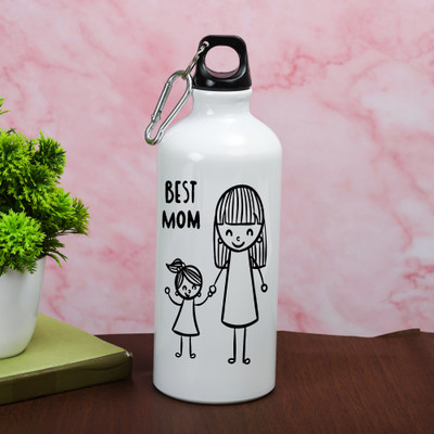 V Kraft 600 ml Aluminium Sipper(Pack of 1, White)