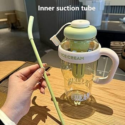 RS ENTERPRISES 750 ml Plastic Sipper(Pack of 1, Green)
