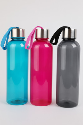 ShreeJi Kunj 1000 ml Plastic Bottle(Pack of 3, Pink, Blue, Black)