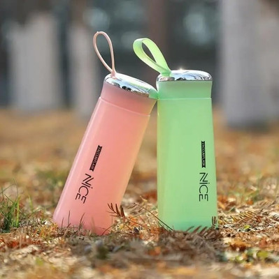 UDBOTTLE 500 ml Glass Bottle(Pack of 2, Multicolor)