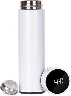 THE SILVERMADE 500 ml Steel Sipper(Pack of 1, White)