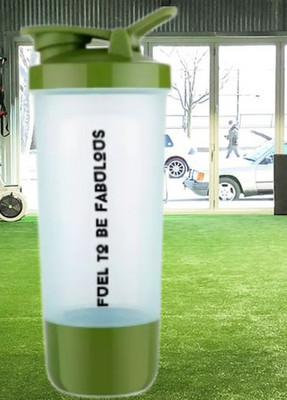 EagleWell 600 ml Plastic Shaker(Pack of 1, Green)