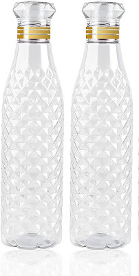 ShopCircuit 1000 ml Plastic Bottle(Pack of 2, White)