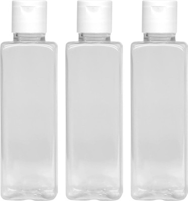 Uniqon 100 ml Plastic Bottle(Pack of 3, White)