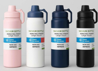 Jmax 750 ml Stainless Steel Flask(Pack of 1, Multicolor)