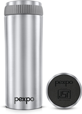pexpo 430 ml Steel Flask(Pack of 1, Silver)