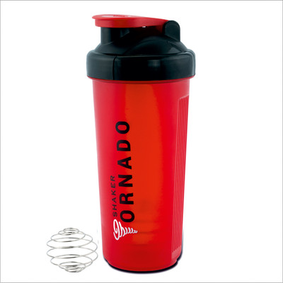Trueware 700 ml Plastic Shaker(Pack of 1, Red)