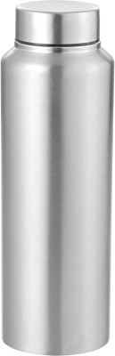 Alluring Homz Stainless Steel Water Bottle, Matt Finish Wall Plain Water Bottle 1000 ML 1000 ml Bottle(Pack of 1, Silver, Steel)