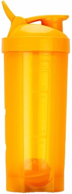 Oliveware Smart Black Gym Shaker 800 ml Shaker(Pack of 1, Yellow, Plastic)