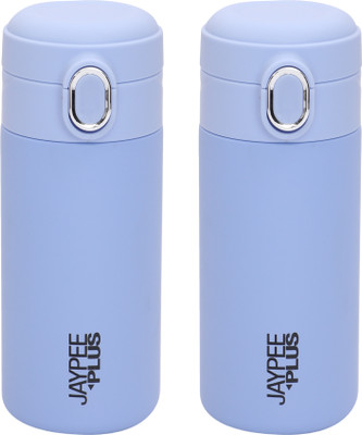 Jaypee Plus 350 ml Steel Bottle(Pack of 2, Blue)