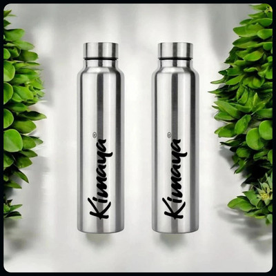 Trendblend 1000 ml Steel Bottle(Pack of 2, Silver)