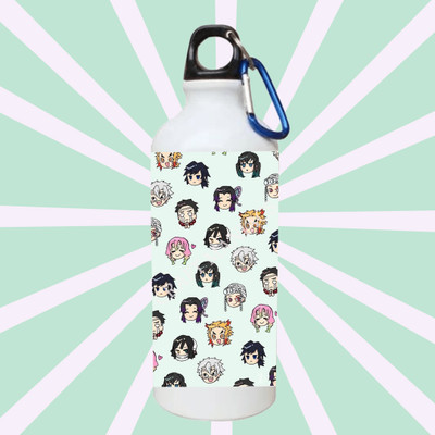 craft maniacs 600 ml Aluminium Sipper(Pack of 1, White, Black)