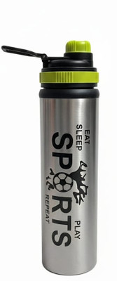 sandeep 1200 ml Plastic, Stainless Steel Bottle(Pack of 13, Silver)