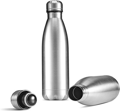 Adnate 500 ml Steel Flask(Pack of 1, Silver)