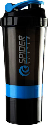 TRUE INDIAN 500 ml Plastic Shaker(Pack of 1, Blue)