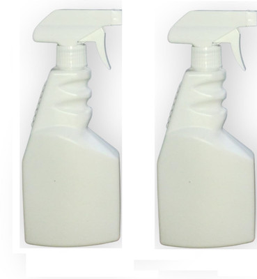 lique 1000 ml Plastic Spray Bottle(Pack of 2, White)