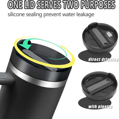 PRZEMEK 1200 ml Steel Sipper(Pack of 1, Black)