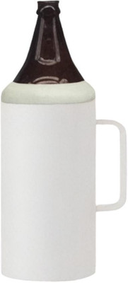 3D METRO SUPER STORE 1000 ml Steel Flask(Pack of 1, White)