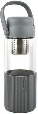Dishan 750 ml Glass Bottle(Pack of 1, Grey)