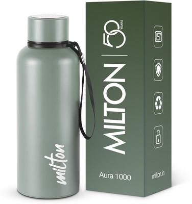 MILTON Aura 750 725 ml Stainless Steel Flask(Pack of 1, Grey)