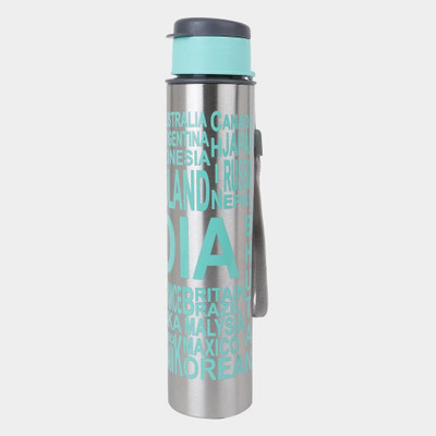 HitechMart 600 ml Steel Bottle(Pack of 1, Blue)