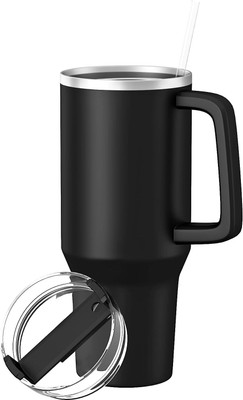 Ketumal 1200 ml Steel Sipper(Pack of 1, Black)