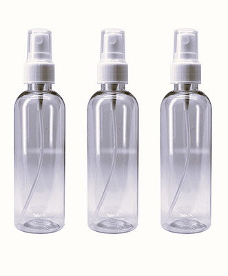 ASTRAMART 100 ml PET Spray Bottle(Pack of 3, Clear)