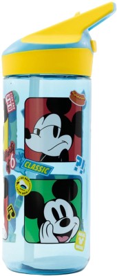 Gluman Slurpy Water Bottle for Kids with Flip-Top Closure - Disney Mickey 620 ml Bottle(Pack of 1, Multicolor, Plastic)