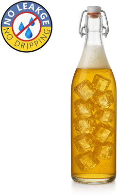 Captain India 1000 ml Glass Bottle(Pack of 1, Clear)