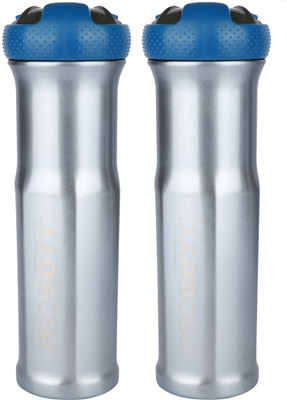 PROBOTT 700 ml Steel Shaker(Pack of 2, Blue)