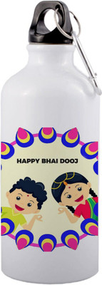 daddydream 500 ml Aluminium Bottle(Pack of 1, White)