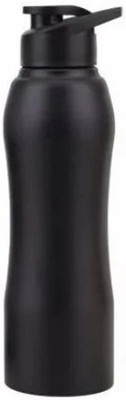 TRENDWAVE 1000 ml Stainless Steel Bottle(Pack of 1, Black)