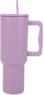NOWFLY Double Wall Tumbler with Handle, Straw & Leakproof Lid | Hot & Cold Thermo Flask Stainless Steel Tumbler(1200 ml)