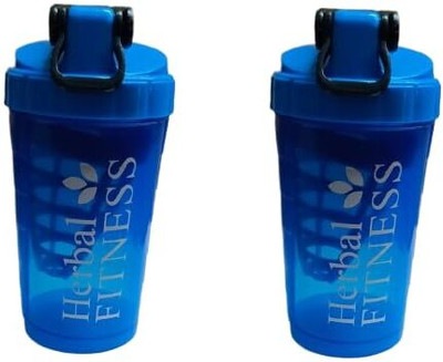 Herbal Nutrition Life 500 ml Plastic Shaker(Pack of 2, Blue)
