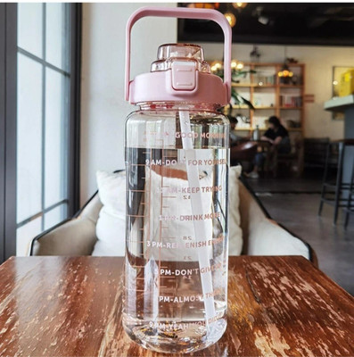 CLICKBAZAR 2000 ml Plastic Sipper(Pack of 1, Pink)