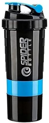 SHRI JI 600 ml Plastic Shaker(Pack of 1, Black)