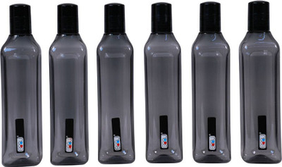 EssaBella 1000 ml Plastic Bottle(Pack of 6, Grey)