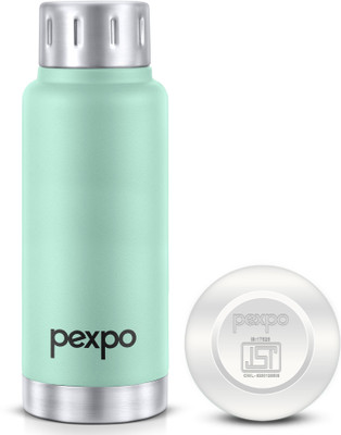 pexpo 300 ml Steel Flask(Pack of 1, Light Green)