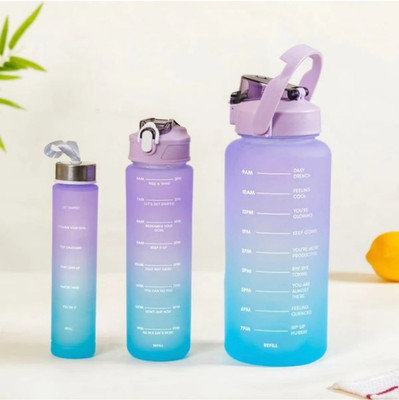 RBM 3500 ml Plastic, Silicone Bottle(Pack of 3, Multicolor)