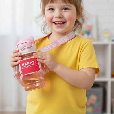 Bella n Bloom 600 ml Plastic Sipper(Pack of 1, Pink)