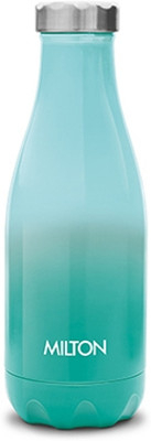 MILTON 360 ml Steel Flask(Pack of 1, Light Blue)
