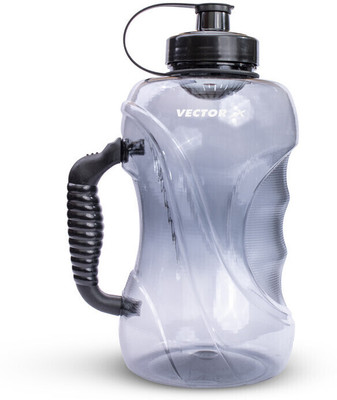 VECTOR X 1500 ml Plastic Shaker(Pack of 1, Black)
