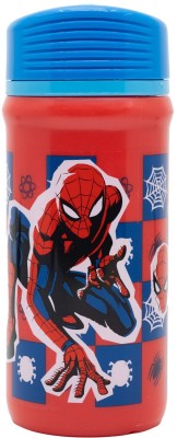 Gluman Twisty Design Water Bottle for Kids with Flip-Top Closure - Disney Spiderman 390 ml Bottle(Pack of 1, Multicolor, Plastic)