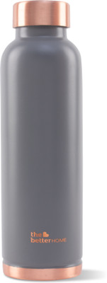 The Better Home 950 ml Copper Bottle(Pack of 1, Grey)