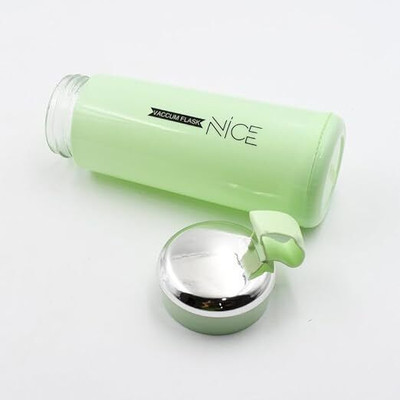 prfashioncorner 400 ml Glass Flask(Pack of 1, Multicolor)